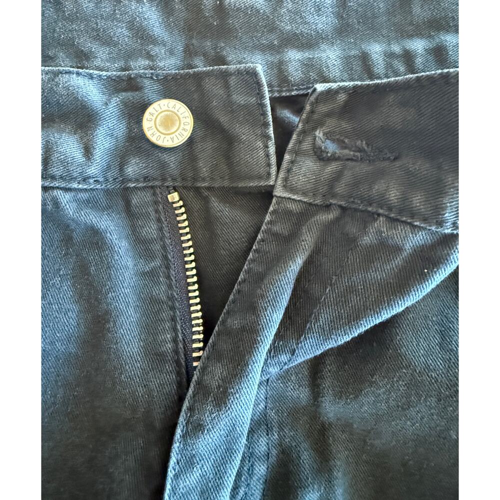 J Galt Brandy Melville Shanghai Cargo Pants Black Wide Leg Utility Y2K Sz Sm - Picture 5 of 11